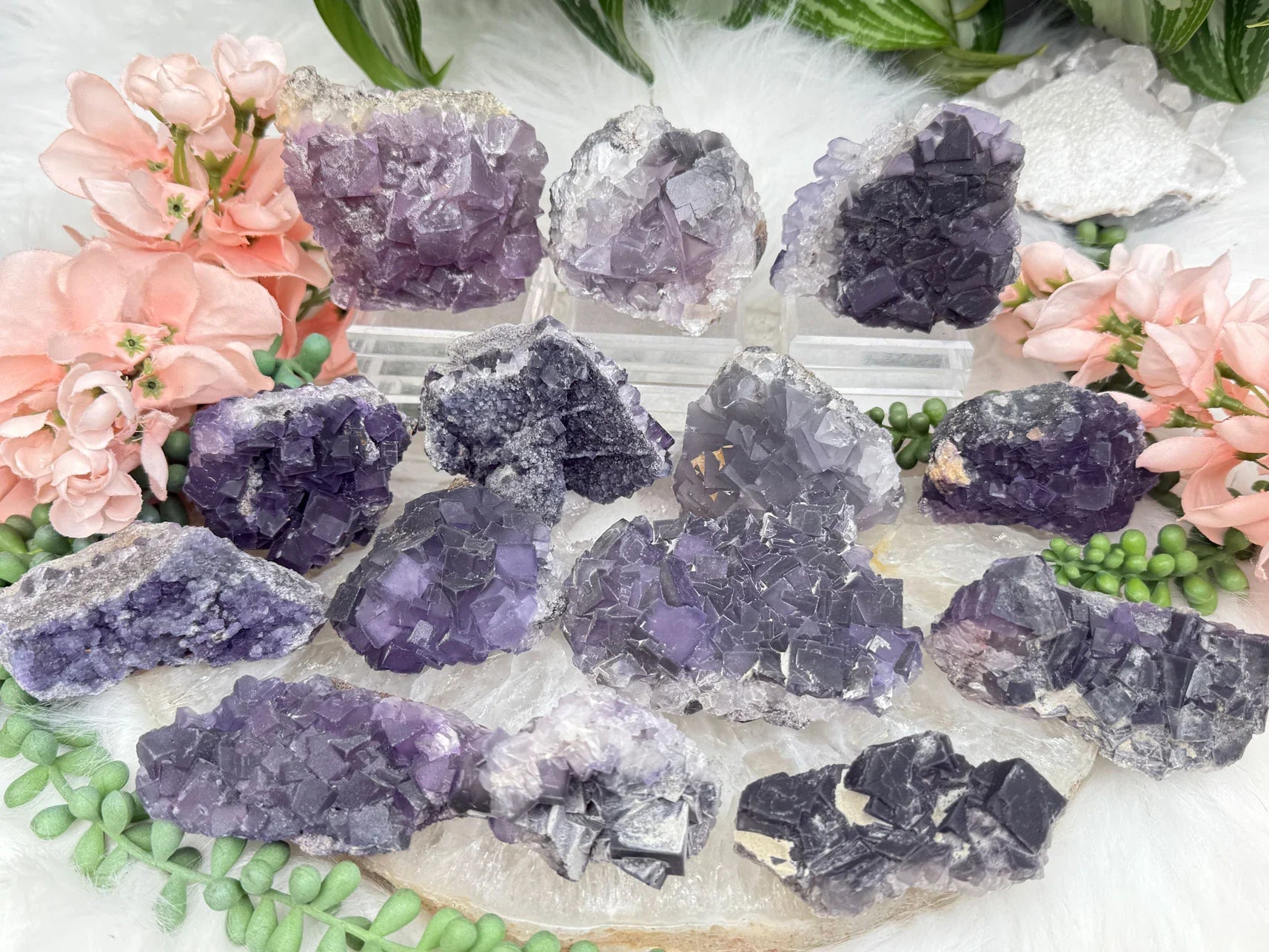 cubic-chinese-fluorite-clusters