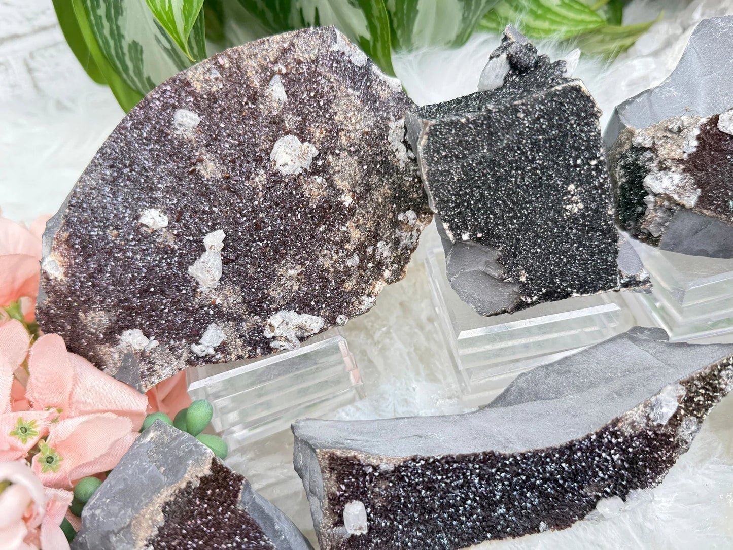 Iridescent Calcite Crystals