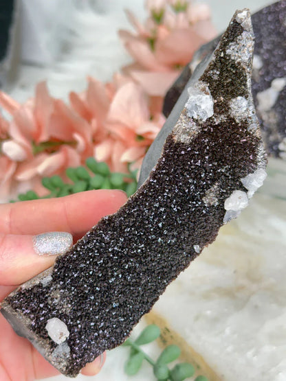 Iridescent Calcite Crystals