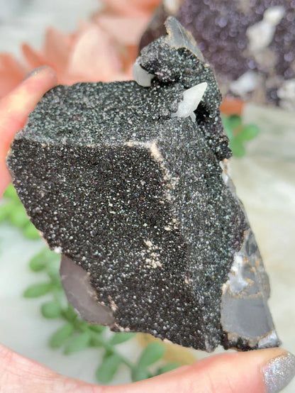 Iridescent Calcite Crystals