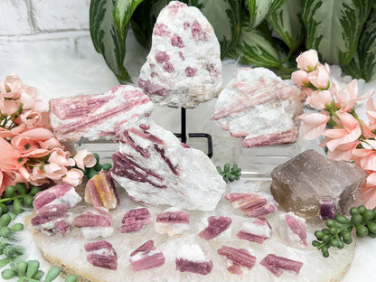 Pink Tourmaline Crystals
