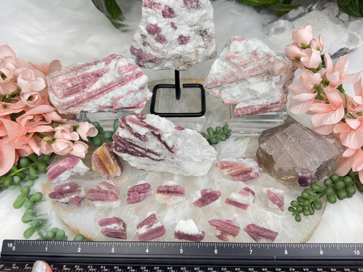 Pink Tourmaline Crystals