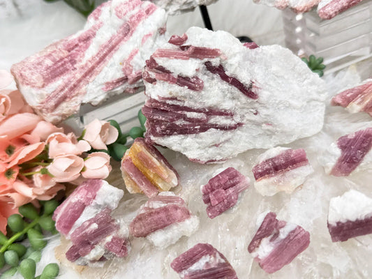Pink Tourmaline Crystals