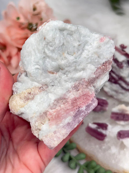 Pink Tourmaline Crystals