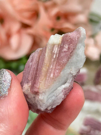 Pink Tourmaline Crystals