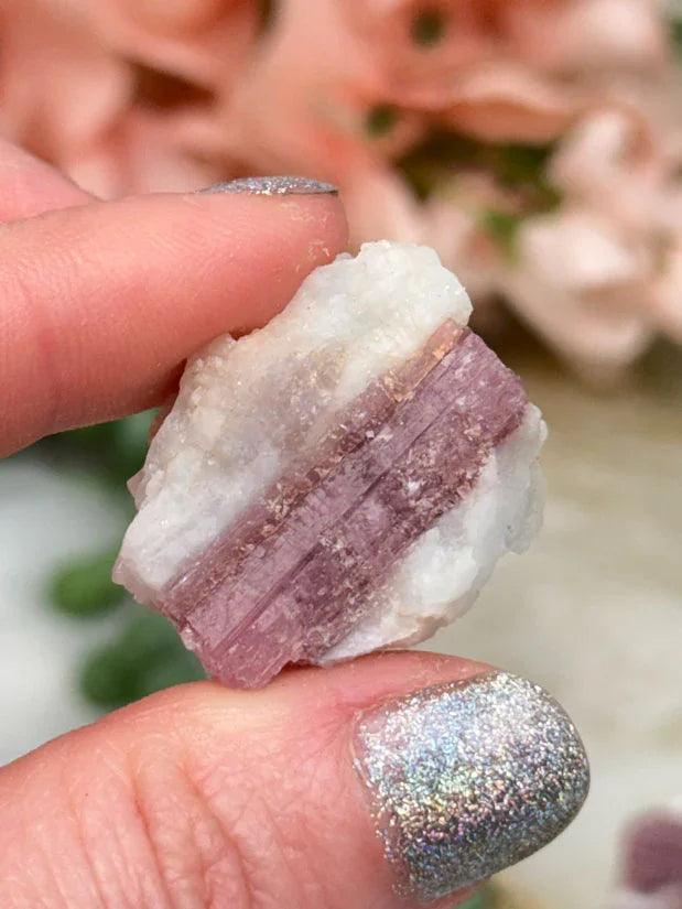 Pink Tourmaline Crystals
