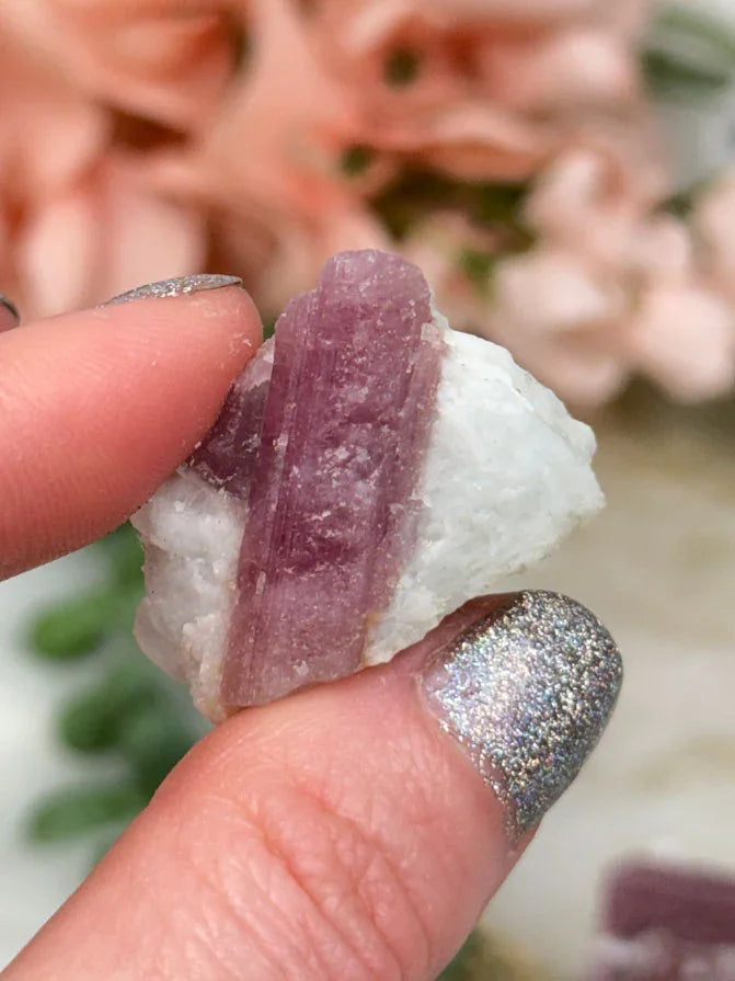 pink-tourmaline-in-smoky-quartz