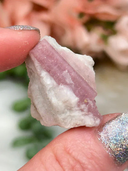 Pink Tourmaline Crystals