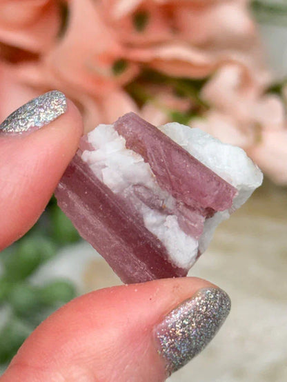 pink-tourmaline-in-smoky-quartz