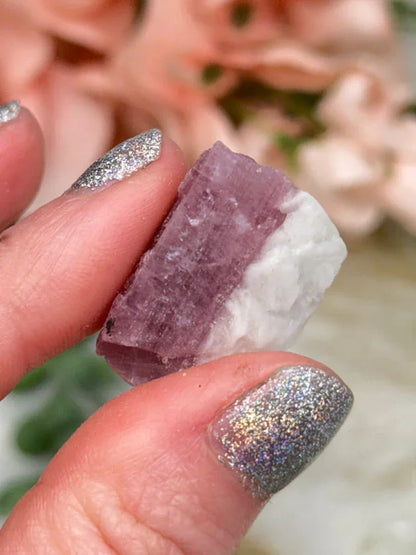 Pink Tourmaline Crystals