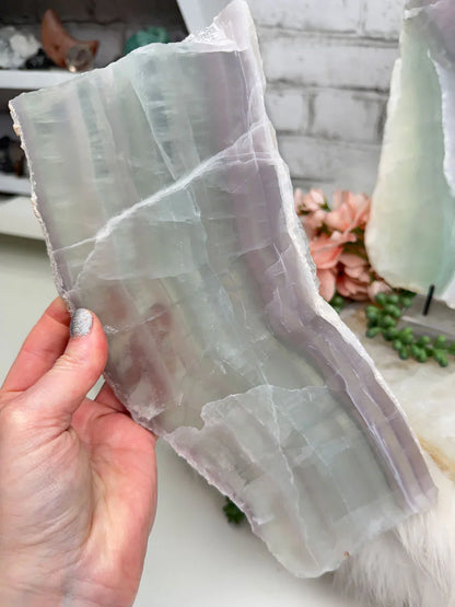 Purple Green Fluorite Slabs