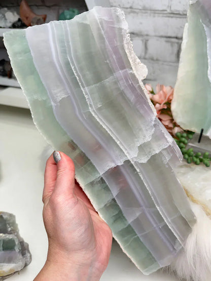 Purple Green Fluorite Slabs