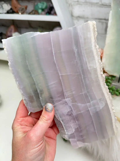 Purple Green Fluorite Slabs