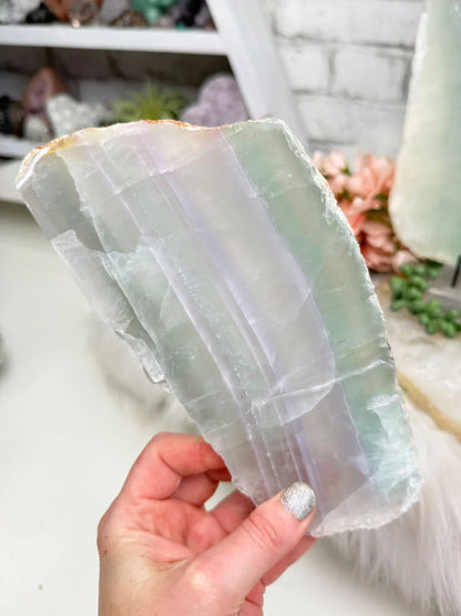 Purple Green Fluorite Slabs