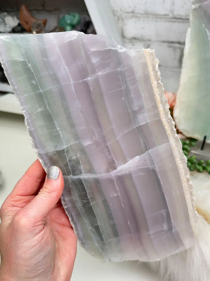 Purple Green Fluorite Slabs