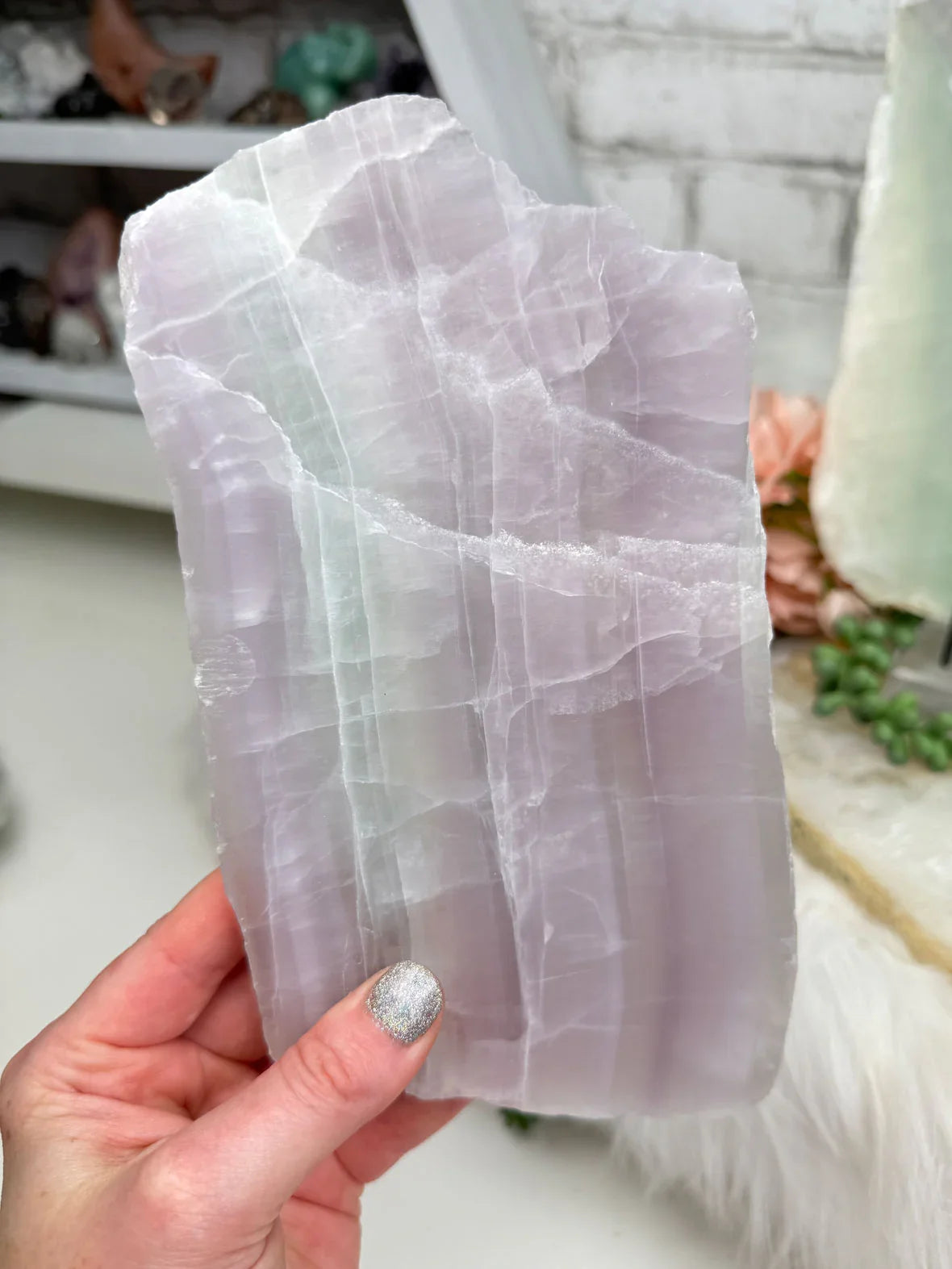 Purple Green Fluorite Slabs