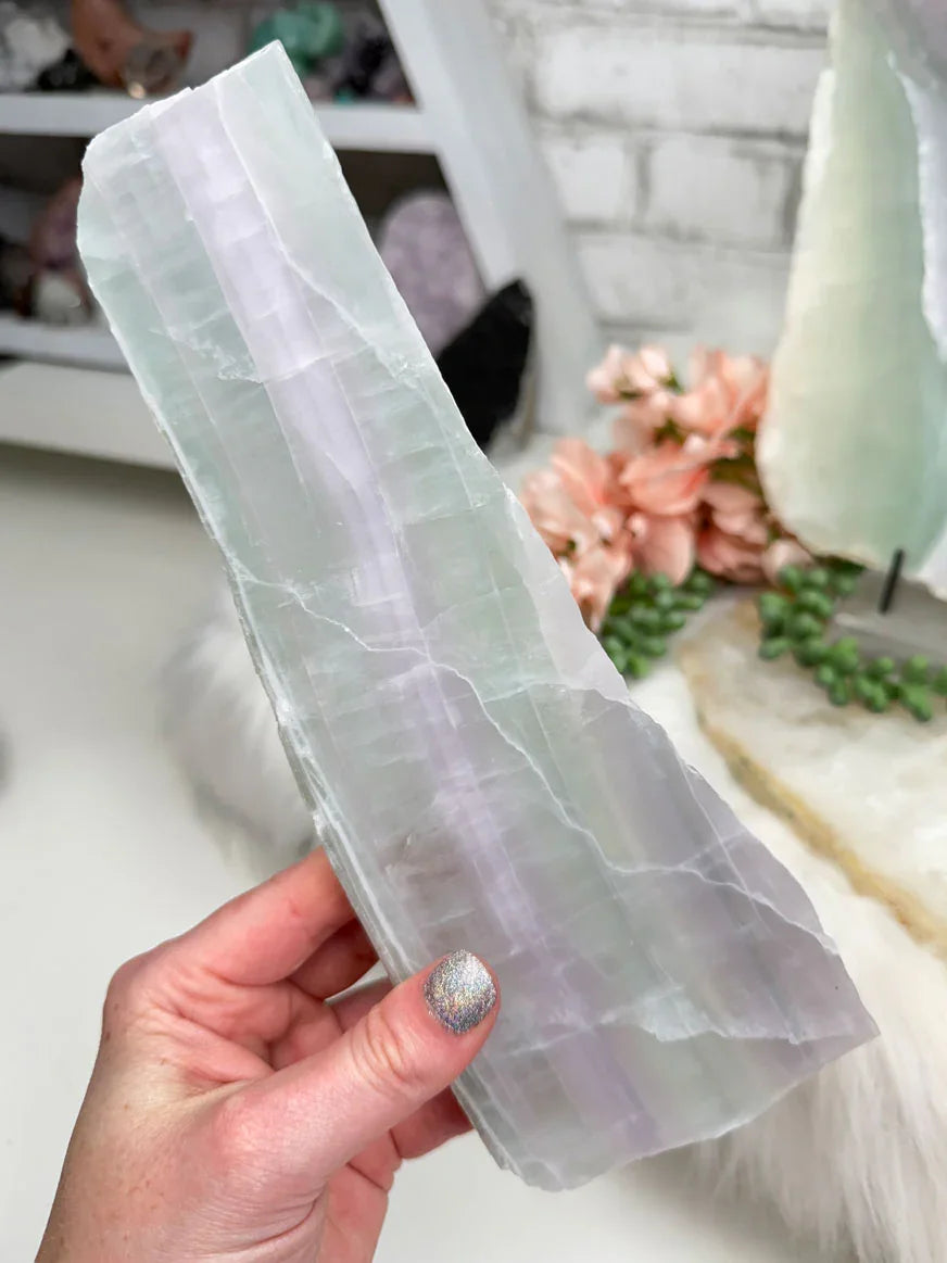 Purple Green Fluorite Slabs