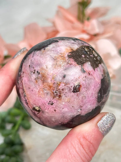 Cobalto Calcite Spheres & Tumbles