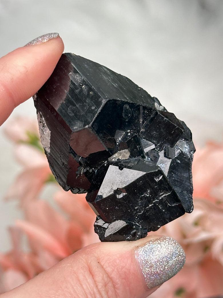Black Schorl Tourmaline Clusters