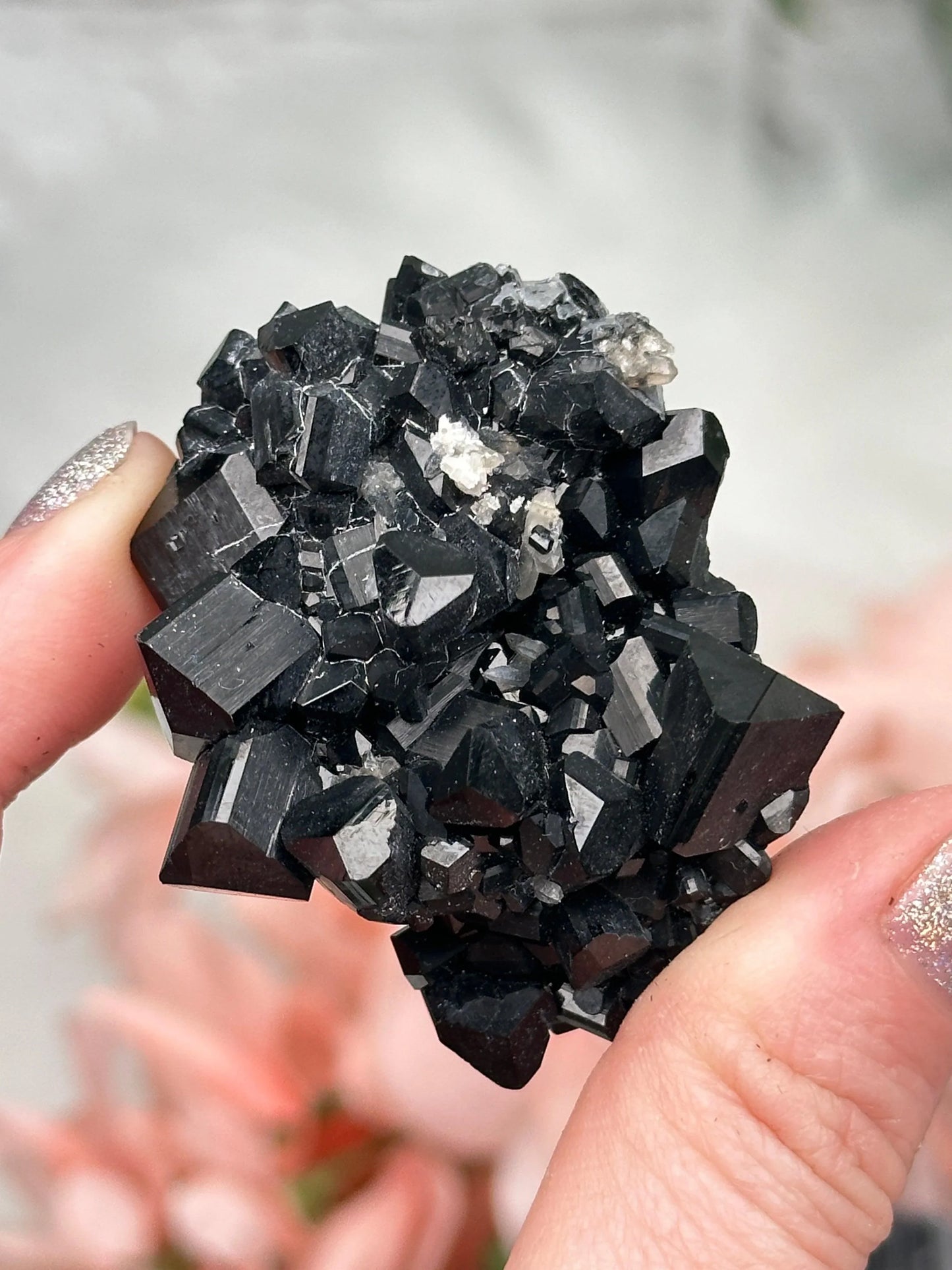 Black Schorl Tourmaline Clusters