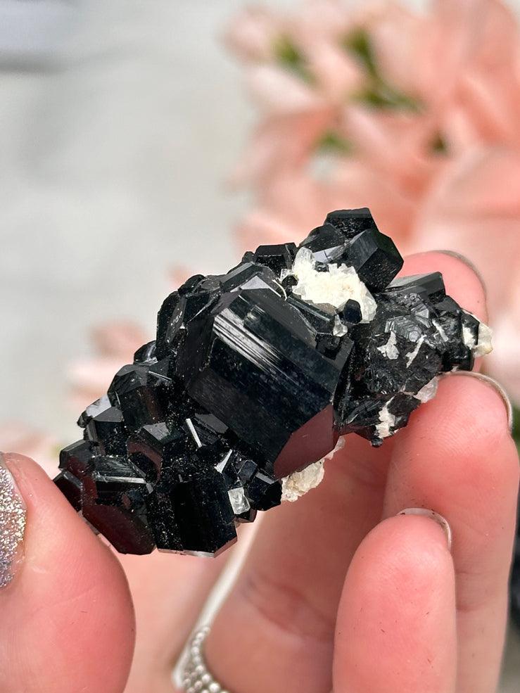 Black Schorl Tourmaline Clusters