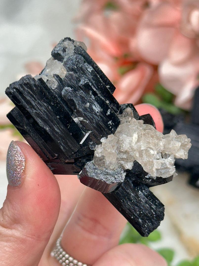 Black Schorl Tourmaline Clusters