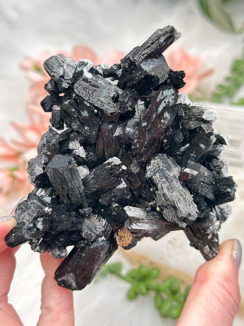Black Schorl Tourmaline Clusters
