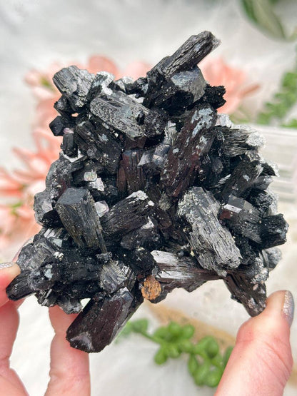 Black Schorl Tourmaline Clusters