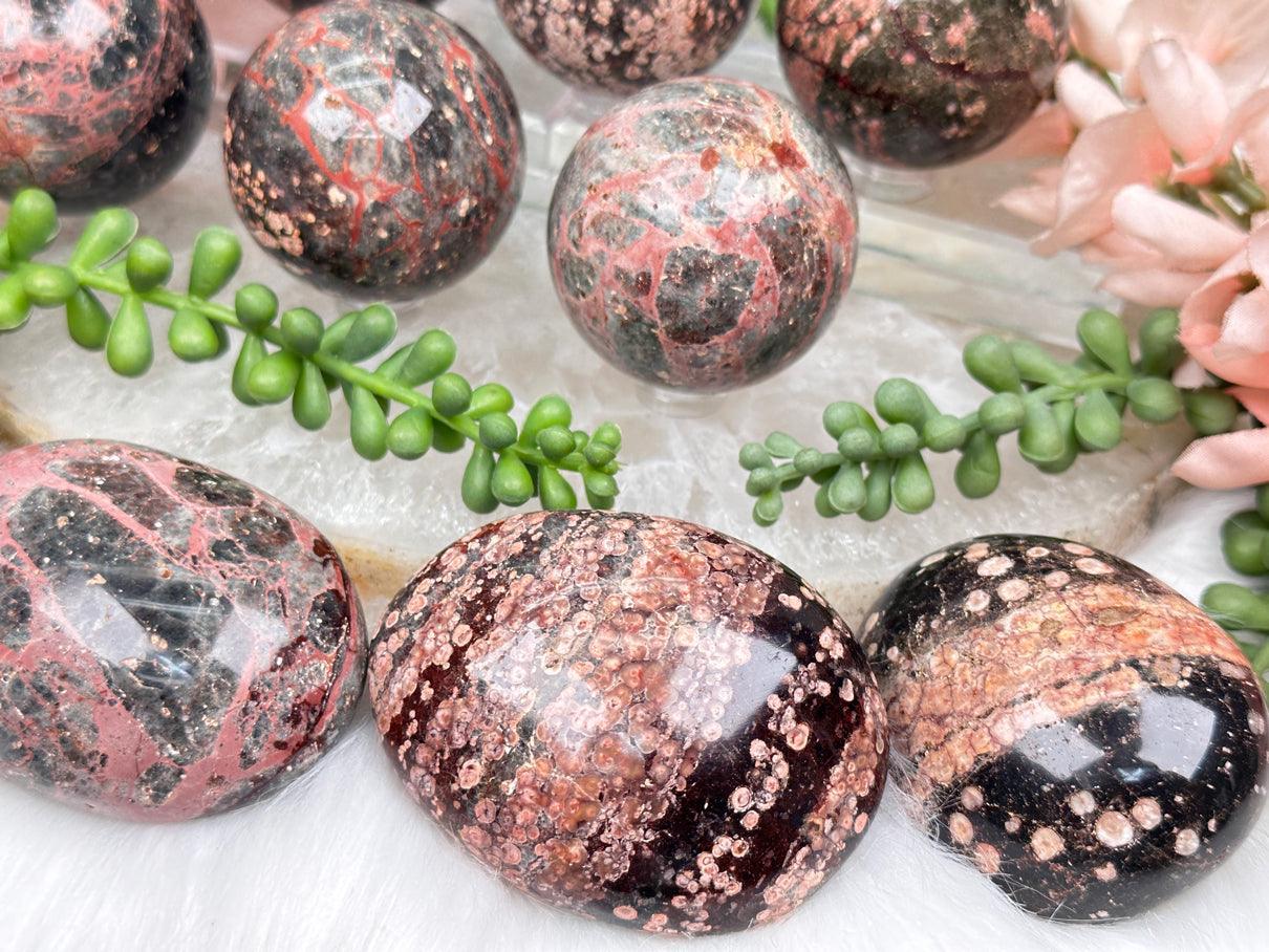 fire-calcite-spheres