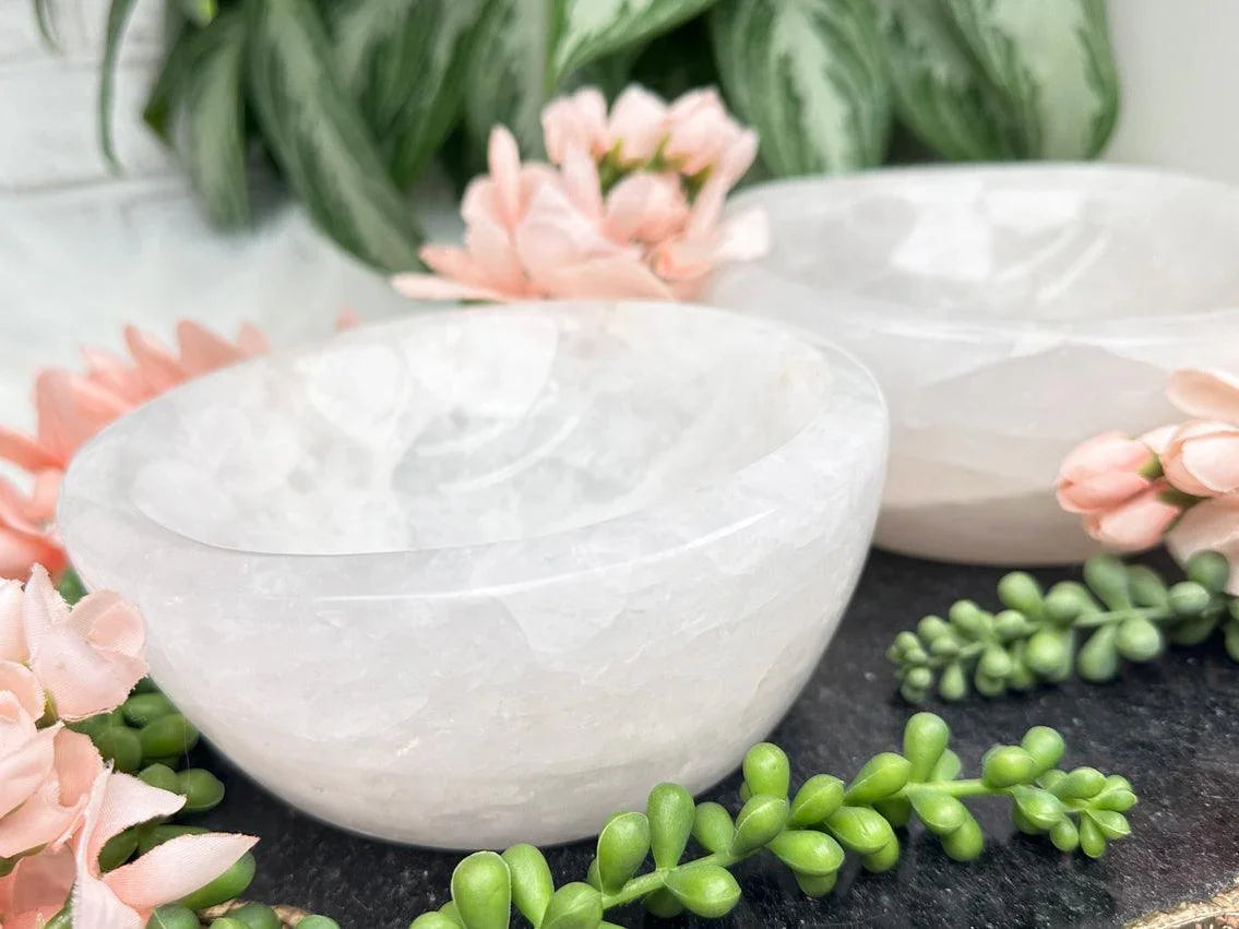 White Quartz Bowls