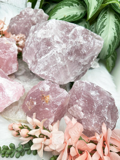 large-raw-rose-quartz-crystals
