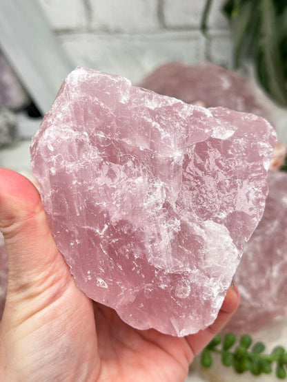Large Raw Rose Quartz