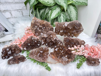 smokey-quartz-clusters-from-brazil