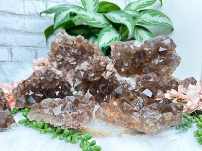 Smoky Quartz Clusters