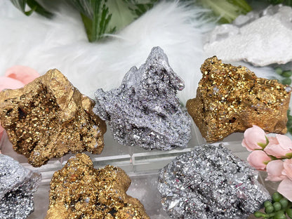 metallic-gold-silver-morocco-quartz-geodes
