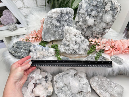 Gray Apophyllite & Chalcedony