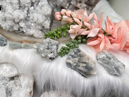 Gray Apophyllite & Chalcedony