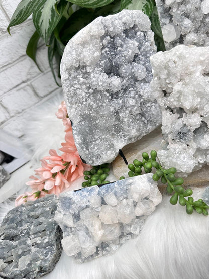 Gray Apophyllite & Chalcedony