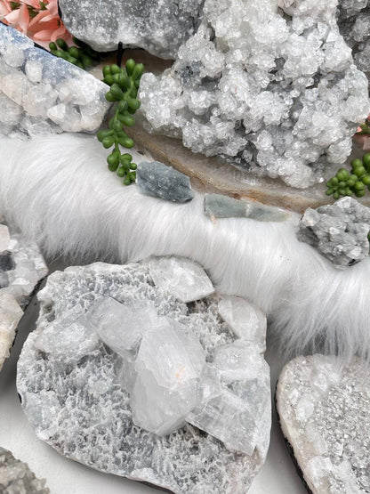 Gray Apophyllite & Chalcedony