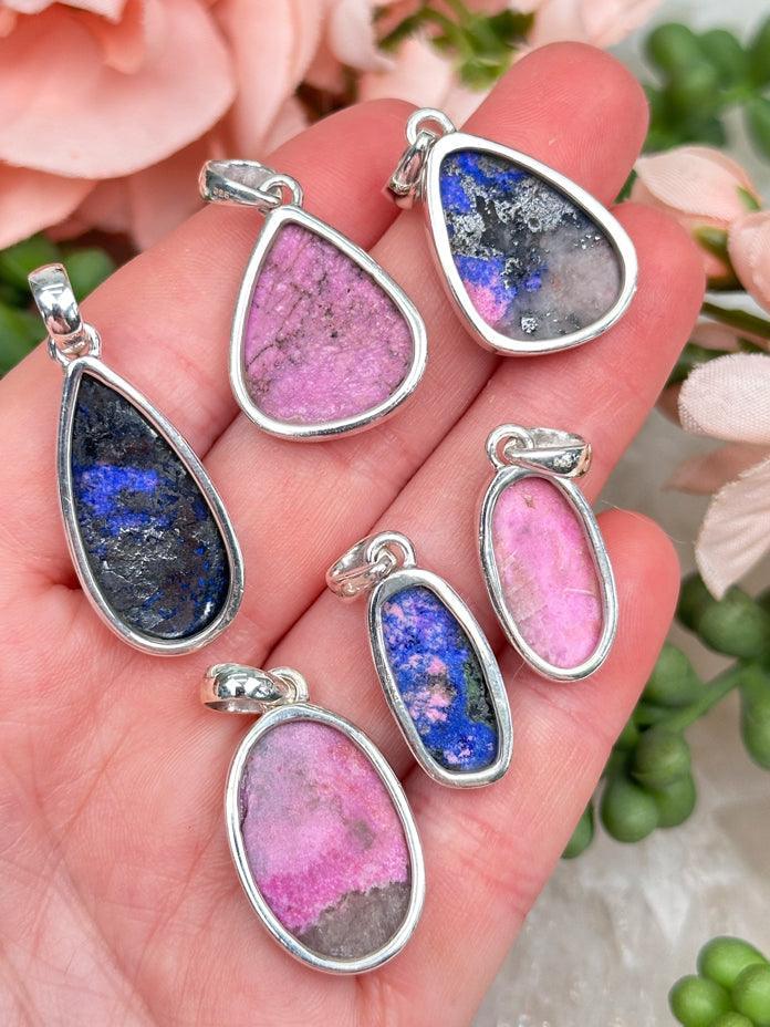 vibrant-cobalto-calcite-pendants