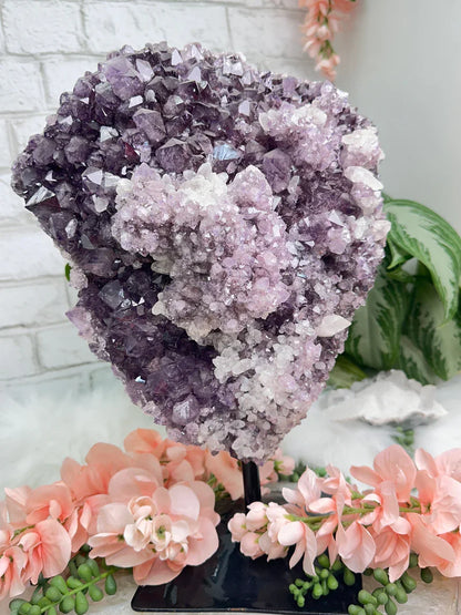 Amethyst Calcite Display Crystal