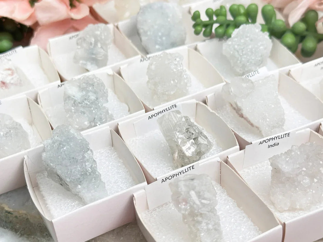 Apophyllite Specimen Box