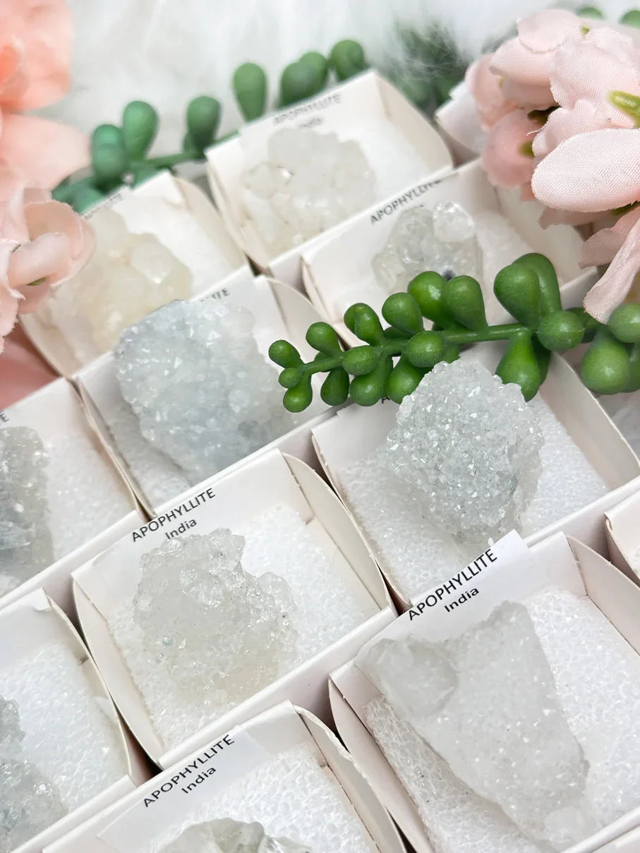 Apophyllite Specimen Box