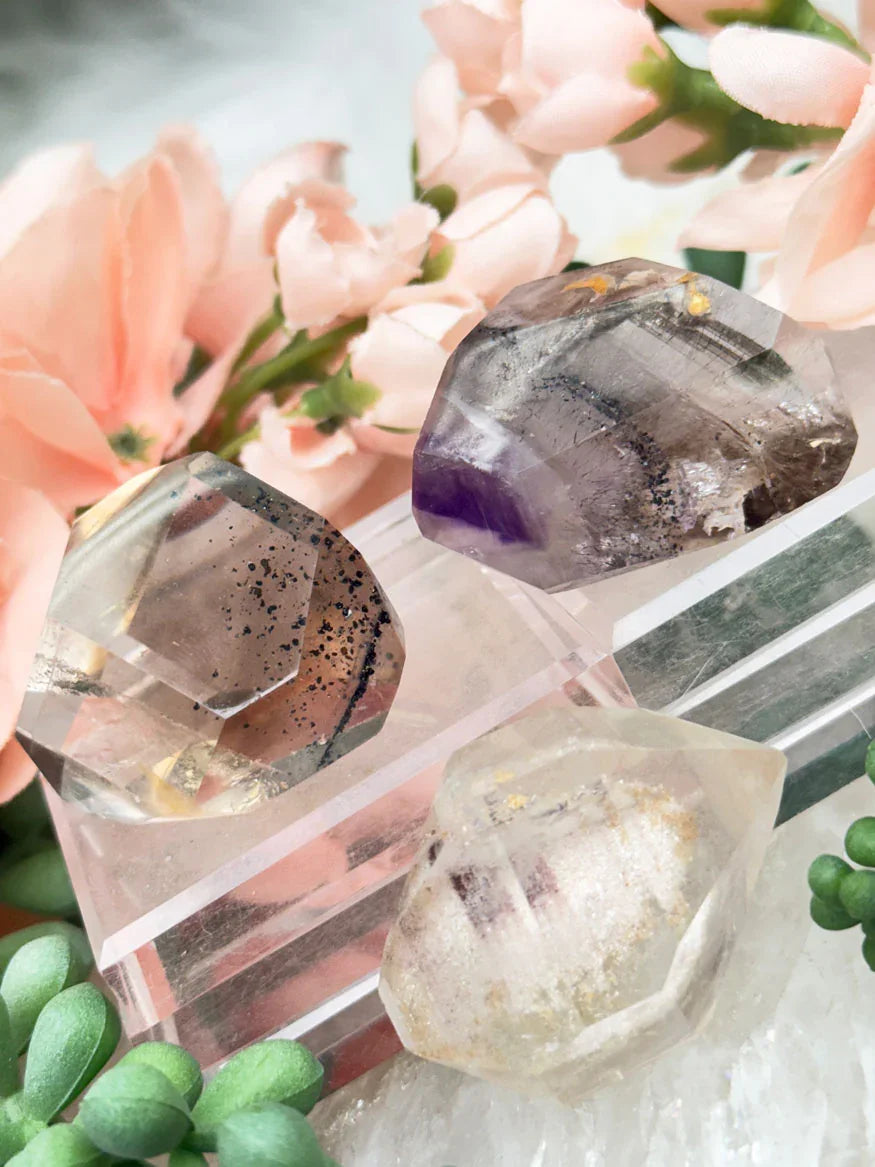Included Geometric Quartz & Amethyst