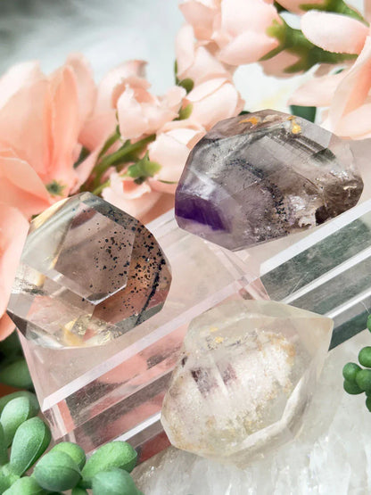 Included Geometric Quartz & Amethyst