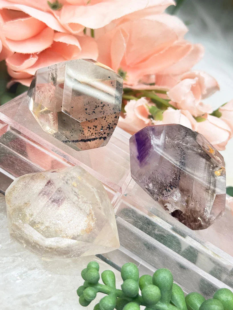 Included Geometric Quartz & Amethyst