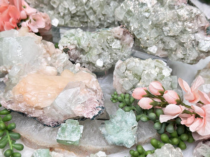 indian-green-apophyllite-clusters