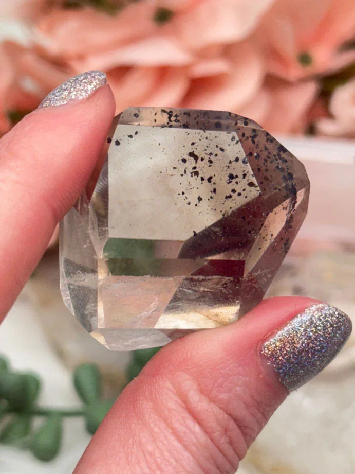 Included Geometric Quartz & Amethyst