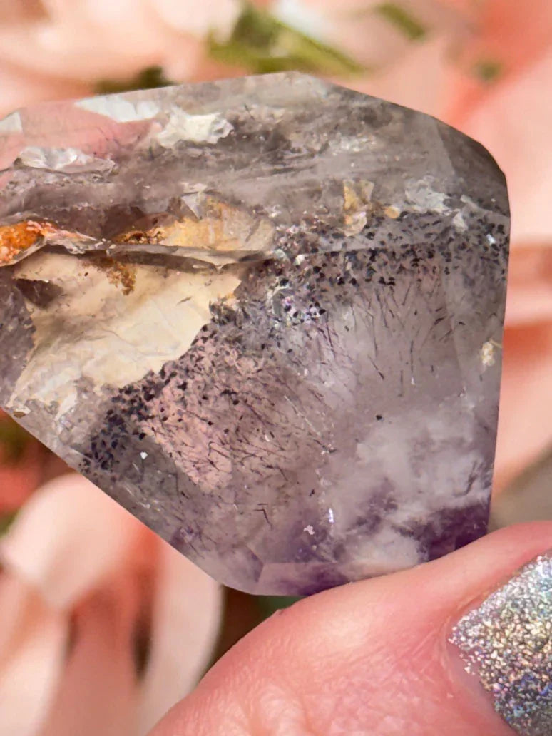 Included Geometric Quartz & Amethyst