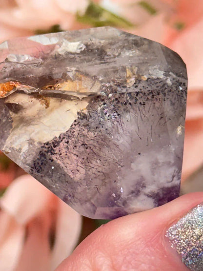 Included Geometric Quartz & Amethyst